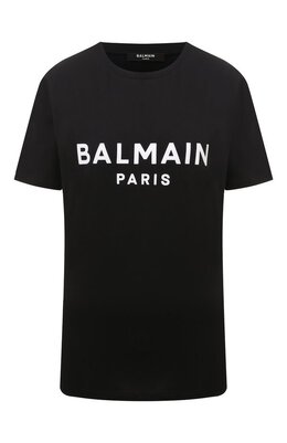 Balmain: Хлопковая футболка