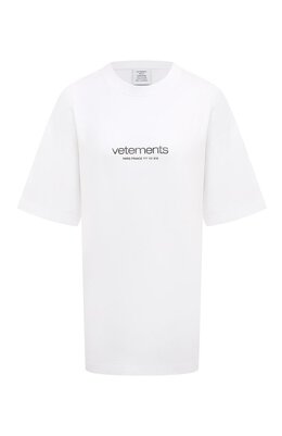 VETEMENTS: Хлопковая футболка 