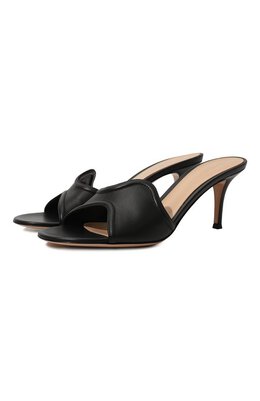 Gianvito Rossi: Чёрные сабо 