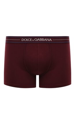 Dolce & Gabbana: Бордовые трусы 