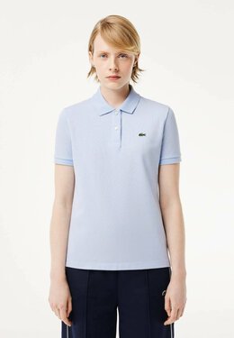 Lacoste: Синее поло 