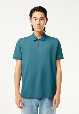 Lacoste: Синее поло 