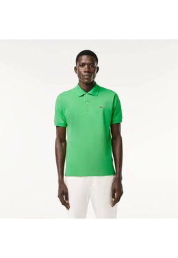 Lacoste: Зелёное поло 