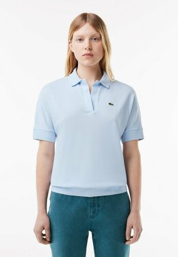 Lacoste: Синее поло 