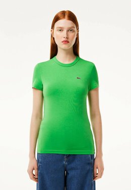 Lacoste: Зелёная футболка 