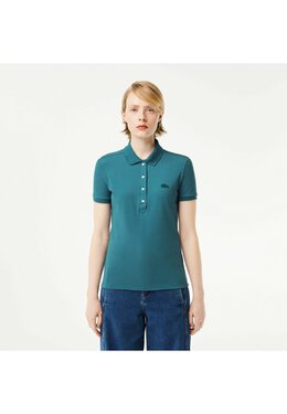 Lacoste: Синее поло 