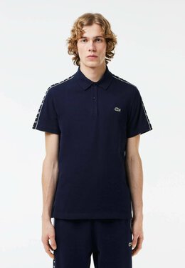 Lacoste: Синее поло 