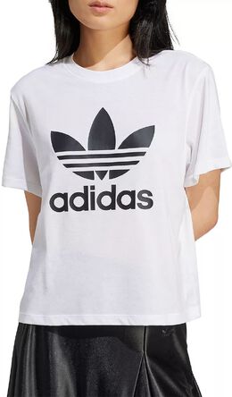 Adidas: Белая футболка  Originals