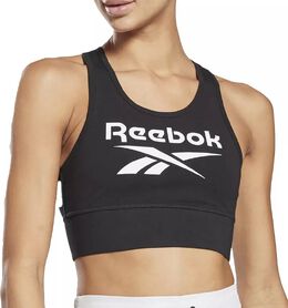 Reebok: Чёрный бюстгальтер 