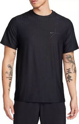 Nike: Чёрная футболка  Dri FIT