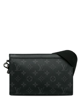 Louis Vuitton Pre-Owned: Чёрный кошелёк