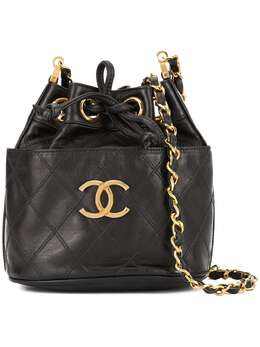 CHANEL Pre-Owned: Чёрная сумка 