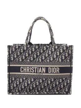 Christian Dior Pre-Owned: Синяя сумка-шоппер