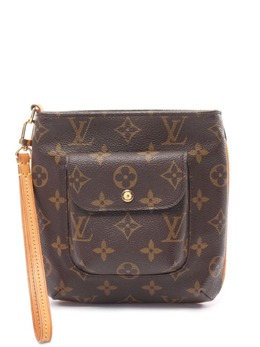 Louis Vuitton Pre-Owned: Коричневый клатч 