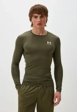 Under Armour: Свитшот цвета хаки 