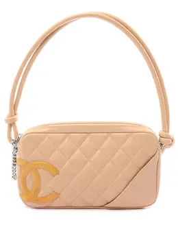 CHANEL Pre-Owned: Бежевая сумка 