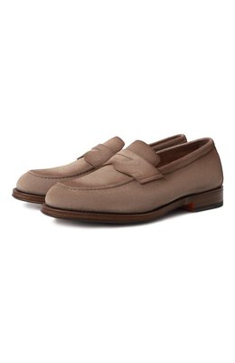 Santoni: Тёмные туфли 