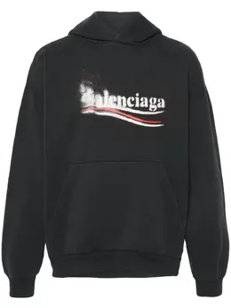 Balenciaga: Толстовка с принтом 