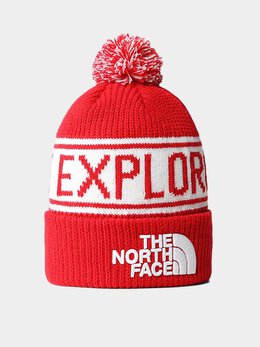 The North Face: Красная шапка 