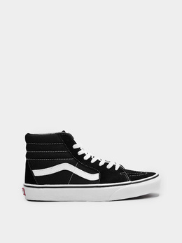 Vans: Чёрные кеды  Sk8-Hi