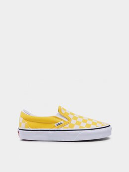 Vans: Жёлтые мокасины  Classic Slip On