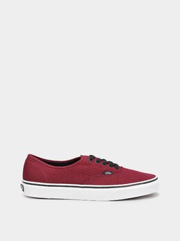 Vans: Бордовые кеды  Authentic