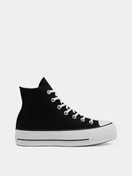 CONVERSE: Чёрные кеды  Chuck Taylor All Star Lift