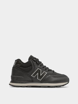 New Balance: Чёрные кроссовки 