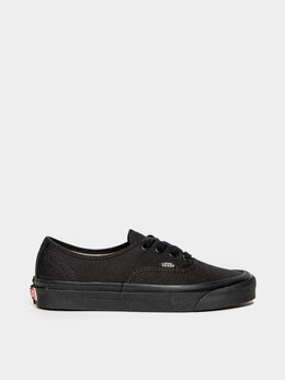 Vans: Чёрные кеды  Authentic 44 DX