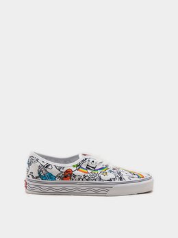 Vans: Белые кеды  Authentic 44 DX