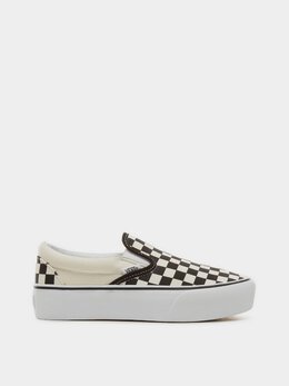 Vans: Чёрные мокасины  Classic Slip On