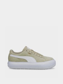 PUMA: Бежевые кеды  Suede Mayu