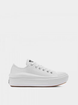 CONVERSE: Белые кеды  Chuck Taylor All Star Move