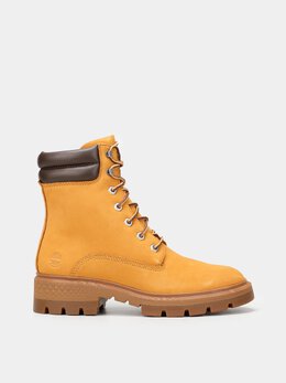 Timberland: Жёлтые ботинки 