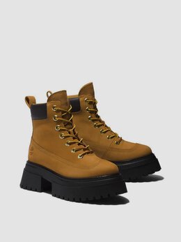 Timberland: Жёлтые ботинки 