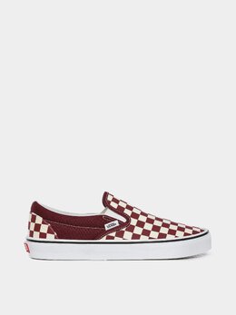 Vans: Красные мокасины  Classic