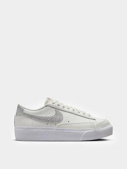 NIKE: Белый жакет  Blazer Low