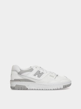 New Balance: Белые кроссовки  550