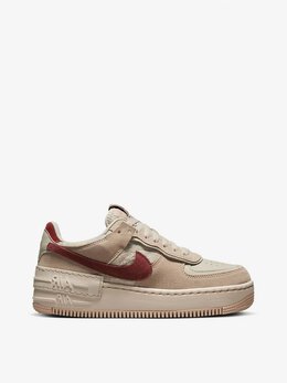 NIKE: Бежевые кеды  Air Force 1 Shadow