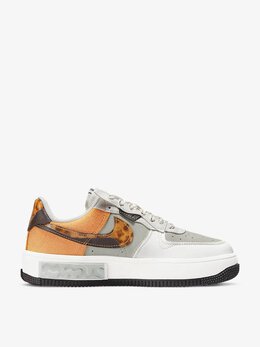 NIKE: Оранжевые кеды  Air Force 1 Fontanka