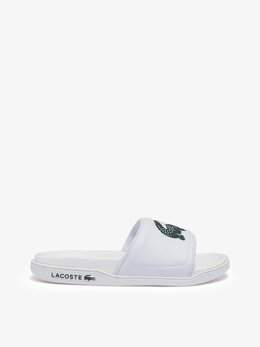 Lacoste: Белые шлёпанцы  Croco