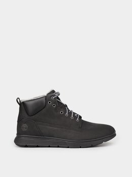 Timberland: Чёрные ботинки 