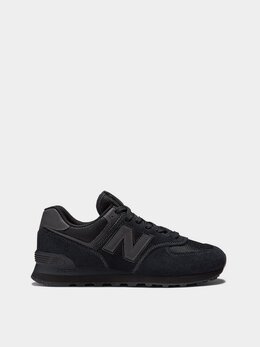 New Balance: Чёрные кроссовки  Core