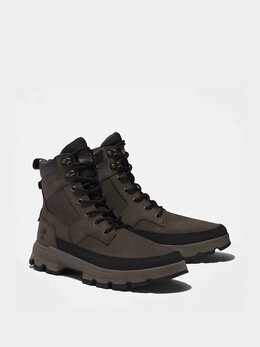 Timberland: Зелёные ботинки 