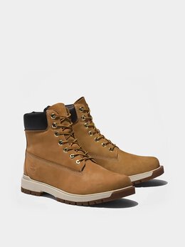 Timberland: Жёлтые ботинки 