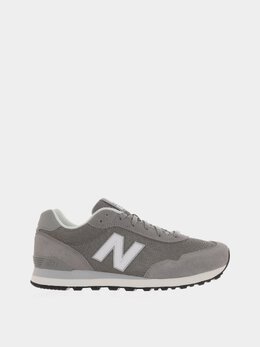 New Balance: Серые кроссовки  515