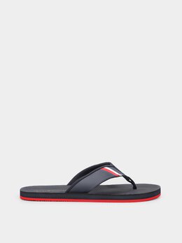 Tommy Hilfiger: Синие шлёпанцы 