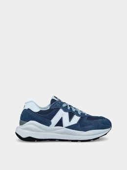 New Balance: Синие кроссовки  574