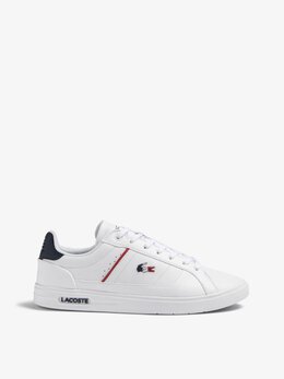 Lacoste: Белые кеды 