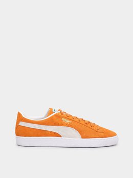 PUMA: Оранжевые кеды  Suede Classic XXI